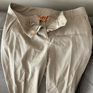 Tory Burch khaki pants, perfect for work